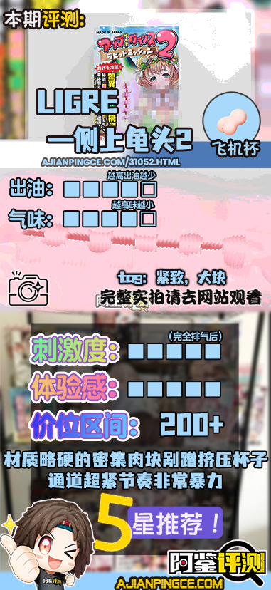 Ligre——"侧上龟头2"评测!每一下都是超压迫环境下的“重拳”,真的很难顶得住!